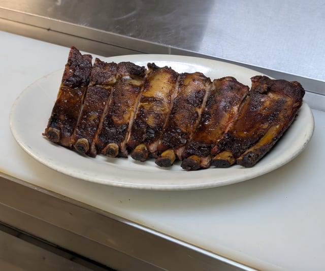 1/2 Slab Of Ribs.