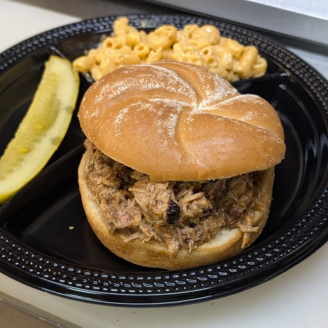 Pulled Pork Sandwich.