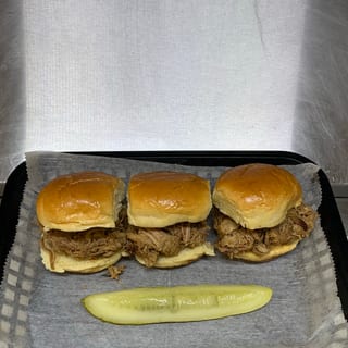 3 Pulled Pork Sliders