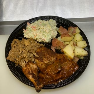 3 Meat BBQ Combination Dinner