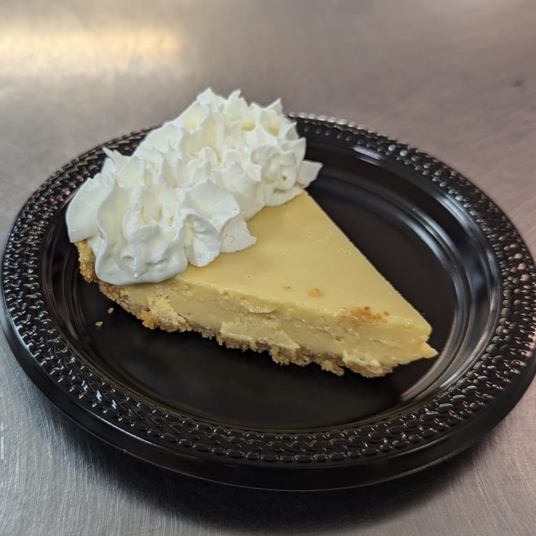 Indulge in our key lime pie